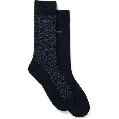 Boss Calzini Corti Mini Pins 2 Paia Dark Blue EU 39-42 Boss Calzini Corti Mini Pins 2 Paia Dark Blue EU 39-42