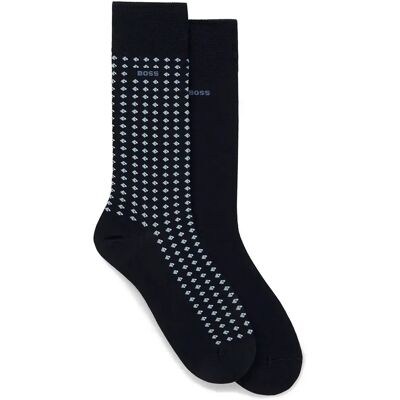 Boss Calzini Corti Minipattern 2 Paia Dark Blue EU 43-46 Boss Calzini Corti Minipattern 2 Paia Dark Blue EU 43-46