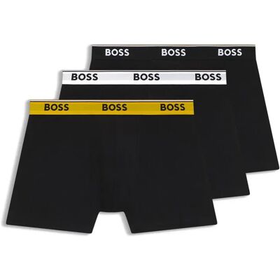 Boss Boxers Power 10276620 3 Unità Black 2XL Boss Boxers Power 10276620 3 Unità Black 2XL