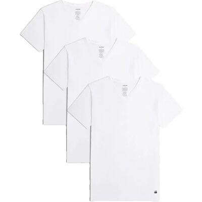 G-star Maglietta Intima Tecnica A Maniche Corte Con Scollo A V D2921-01 3 Unità Bright White S G-star Maglietta Intima Tecnica A Maniche Corte Con Scollo A V D2921-01 3 Unità Bright White S