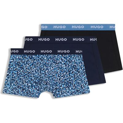 Hugo Boxers Design 10267989 Trunk Red 3 Unità Open Blue S Hugo Boxers Design 10267989 Trunk Red 3 Unità Open Blue S
