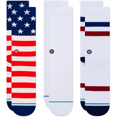 Stance Calzini The Americana 3 Paia Multicolor EU 38-42 Stance Calzini The Americana 3 Paia Multicolor EU 38-42
