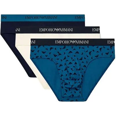 Emporio Armani Slip Em000256_af25022 3 Unità Blue / Blue / Blue L Emporio Armani Slip Em000256_af25022 3 Unità Blue / Blue / Blue L