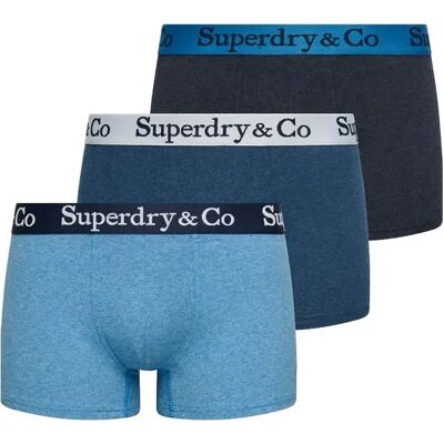 Superdry Boxers M311081a Trunk 3 Unità Navy Marl / Indigo Marl / BlueGrit M Superdry Boxers M311081a Trunk 3 Unità Navy Marl / Indigo Marl / BlueGrit M