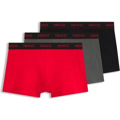 Hugo Boxers 50532611 Trunk Red 3 Unità Open Pink S Hugo Boxers 50532611 Trunk Red 3 Unità Open Pink S