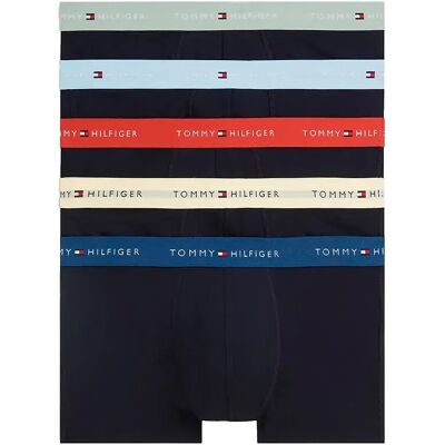 Tommy Hilfiger Boxers Um0um03893 Trunk 5 Unità Navy Blue / Light Daff / Blue Jean / Chamb Blue / Terra Red / Mint Grey 2XL Tommy Hilfiger Boxers Um0um03893 Trunk 5 Unità Navy Blue / Light Daff / Blue Jean / Chamb Blue / Terra Red / Mint Grey 2XL