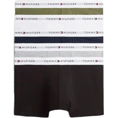 Tommy Hilfiger Boxers Um0um03907 Trunk 5 Unità Util Olive / Light Grey Heather / Black / White / Carbon Navy S Tommy Hilfiger Boxers Um0um03907 Trunk 5 Unità Util Olive / Light Grey Heather / Black / White / Carbon Navy S