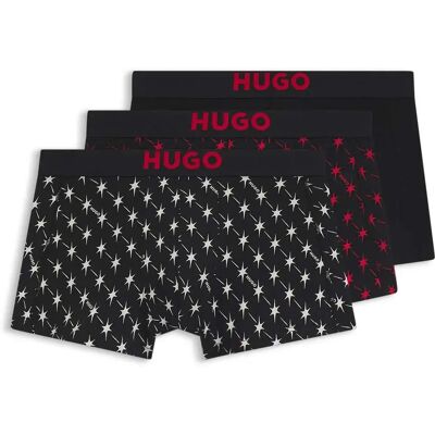 Hugo Boxers Gift 10268005 Trunk Red 3 Unità Open Red XL Hugo Boxers Gift 10268005 Trunk Red 3 Unità Open Red XL