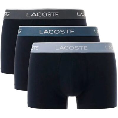 Lacoste Boxers 5h1297-00 Trunk 3 Unità Navy Blue / Aphylla / Thistle 2XL Lacoste Boxers 5h1297-00 Trunk 3 Unità Navy Blue / Aphylla / Thistle 2XL