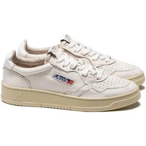 Autry Medalist Low W - Pelle, Bianco - Sneakers Autry Medalist Low W - Pelle, Bianco - Sneakers