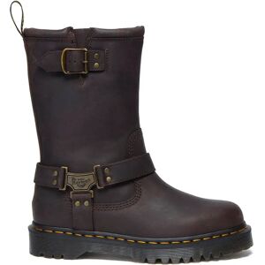 Dr Martens Stivali Anistone Hi Rigger Dark Brown Burnished Waxy Pull Up EU 40 Dr Martens Stivali Anistone Hi Rigger Dark Brown Burnished Waxy Pull Up EU 40