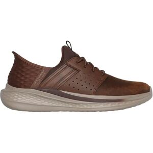 Skechers Sneaker Slade Dark Brown Mesh / Leather EU 43 Skechers Sneaker Slade Dark Brown Mesh / Leather EU 43