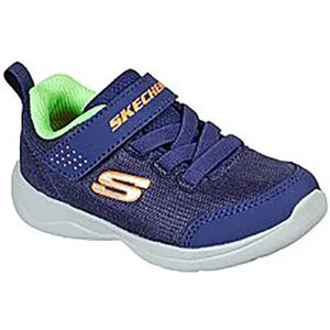 Skechers Sneaker Stepz 2.0 Mini Wanderer Navy Textile / Synthetic / Lime & Orange Trim EU 21 Skechers Sneaker Stepz 2.0 Mini Wanderer Navy Textile / Synthetic / Lime & Orange Trim EU 21