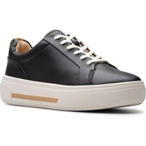 Clarks Shoes Sneaker Hollyhock Walk Black Leather EU 39 1/2 Clarks Shoes Sneaker Hollyhock Walk Black Leather EU 39 1/2