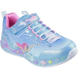 Skechers Sneaker Mermaid Dreams Blue Sparkle Mesh / Multi Trim EU 32 Skechers Sneaker Mermaid Dreams Blue Sparkle Mesh / Multi Trim EU 32