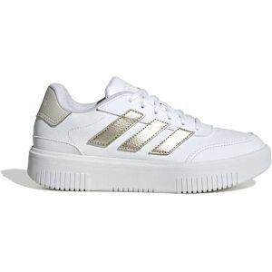 Adidas Sneaker Courtblock Cloud White / Cyber Met / Orbit Grey EU 35 1/3 Adidas Sneaker Courtblock Cloud White / Cyber Met / Orbit Grey EU 35 1/3