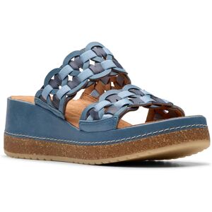 Clarks Shoes Sandali Kassanda Mule Blue Combination EU 40 Clarks Shoes Sandali Kassanda Mule Blue Combination EU 40