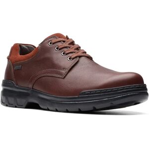 Clarks Shoes Scarpe Rockie Walk Gore-tex® Dark Tan Leather EU 41 Clarks Shoes Scarpe Rockie Walk Gore-tex® Dark Tan Leather EU 41
