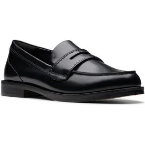Clarks Shoes Mocassini Straven Edge Black Leather EU 37 Clarks Shoes Mocassini Straven Edge Black Leather EU 37
