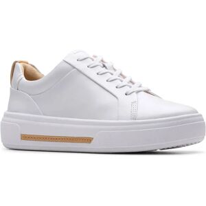 Clarks Shoes Sneaker Hollyhock Walk White Leather EU 41 Clarks Shoes Sneaker Hollyhock Walk White Leather EU 41