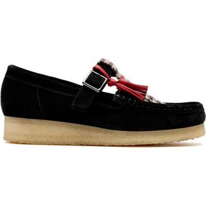 Clarks Shoes Scarpe Wallabee T Bar Black Tweed EU 38 Clarks Shoes Scarpe Wallabee T Bar Black Tweed EU 38