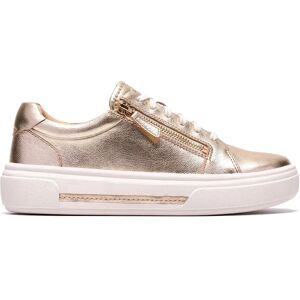 Clarks Shoes Sneaker Hollyrose Gold Leather EU 41 Clarks Shoes Sneaker Hollyrose Gold Leather EU 41