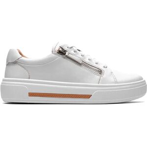 Clarks Shoes Sneaker Hollyrose White Leather EU 36 Clarks Shoes Sneaker Hollyrose White Leather EU 36