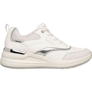 Skechers Sneaker Billion 2 White Duraleather / Mesh / Silver Trim EU 36 Skechers Sneaker Billion 2 White Duraleather / Mesh / Silver Trim EU 36