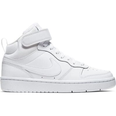 Nike Sneaker Court Borough Mid 2 Gs White / White / White EU 40 Nike Sneaker Court Borough Mid 2 Gs White / White / White EU 40