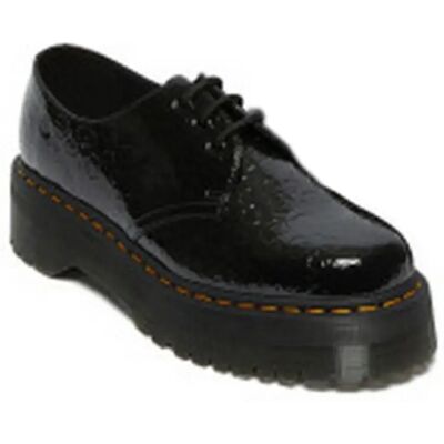 Dr Martens Scarpe 161 Quad 3-eye Patent Lamper Leopard Embross Black EU 36 Dr Martens Scarpe 161 Quad 3-eye Patent Lamper Leopard Embross Black EU 36