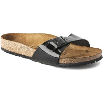 Birkenstock Sandali Stretti Madrid Birko-flor Enameled Black EU 39 Birkenstock Sandali Stretti Madrid Birko-flor Enameled Black EU 39