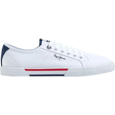 Pepe Jeans Sneaker Brady Men Basic White EU 41 Pepe Jeans Sneaker Brady Men Basic White EU 41