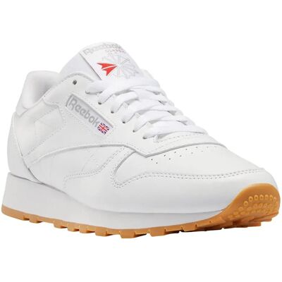 Classics Sneaker Leather Ftwr White / Pure Grey / Reebok Rubber Gum-02 EU 40 Classics Sneaker Leather Ftwr White / Pure Grey / Reebok Rubber Gum-02 EU 40