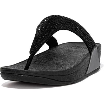 Fitflop Sandali Lulu Crystal Emb All Black EU 39 Fitflop Sandali Lulu Crystal Emb All Black EU 39