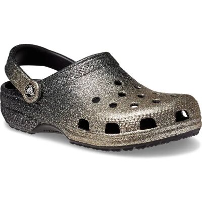 Crocs Zoccoli Classic Ombre Glitter Black / Gold EU 36-37 Crocs Zoccoli Classic Ombre Glitter Black / Gold EU 36-37