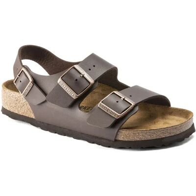 Birkenstock Sandali Milano Birko-flor Dark Brown EU 38 Birkenstock Sandali Milano Birko-flor Dark Brown EU 38