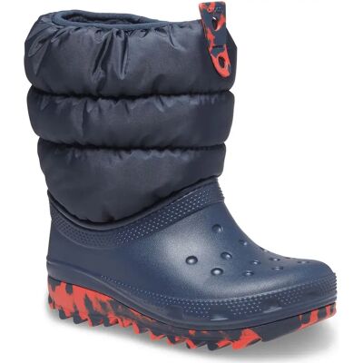 Crocs Stivali Classic Neo Puff T Navy / Sky Blue EU 24-25 Crocs Stivali Classic Neo Puff T Navy / Sky Blue EU 24-25