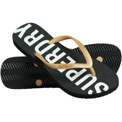 Superdry Infradito Code Core Sport Vegan Black / Metallic Gold EU 36-37 Superdry Infradito Code Core Sport Vegan Black / Metallic Gold EU 36-37