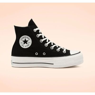 Converse Sneaker Chuck Taylor All Star Platform Canvas Black / White EU 37 Converse Sneaker Chuck Taylor All Star Platform Canvas Black / White EU 37