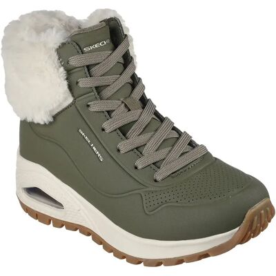 Skechers Stivaletti Uno Rugged Olive Durabuck / Faux Fur EU 37 Skechers Stivaletti Uno Rugged Olive Durabuck / Faux Fur EU 37