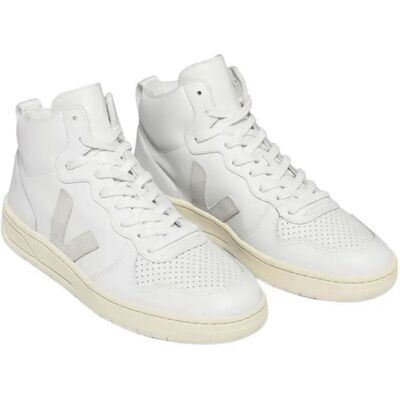 Veja Sneaker V-15 Leather Extra-White / Natural EU 38 Veja Sneaker V-15 Leather Extra-White / Natural EU 38