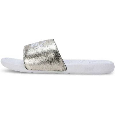 Puma Ciabatte Cool Cat 2.0 Metallic Shine Gold / Silver / White EU 40 1/2 Puma Ciabatte Cool Cat 2.0 Metallic Shine Gold / Silver / White EU 40 1/2