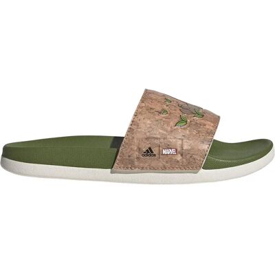 Adidas Ciabatte Adilette Comfort Groot Off White / Core Black / Tech Olive EU 28 Adidas Ciabatte Adilette Comfort Groot Off White / Core Black / Tech Olive EU 28