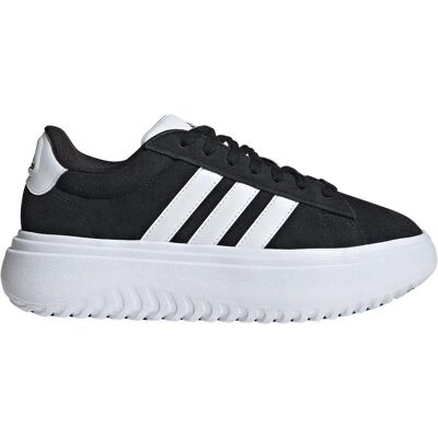 Adidas Sneaker Grand Court Platform Suede Core Black / Ftwr White / Core Black EU 40 Adidas Sneaker Grand Court Platform Suede Core Black / Ftwr White / Core Black EU 40
