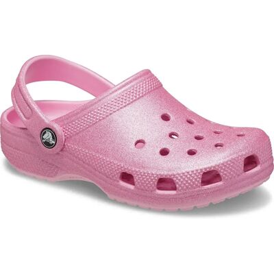 Crocs Zoccoli Classic Glitter Clog K Pink Tweed Glitter EU 28-29 Crocs Zoccoli Classic Glitter Clog K Pink Tweed Glitter EU 28-29