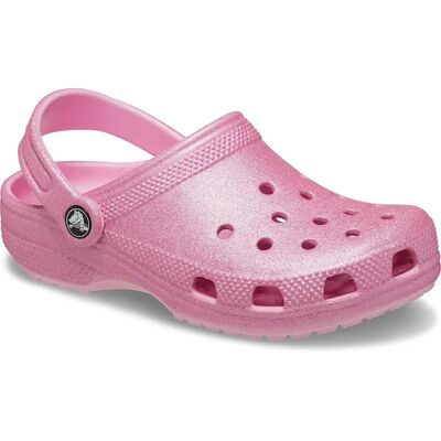 Crocs Zoccoli Classic Glitter Clog T Pink Tweed Glitter EU 19-20 Crocs Zoccoli Classic Glitter Clog T Pink Tweed Glitter EU 19-20