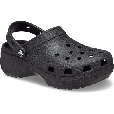 Crocs Zoccoli Classic Platform Glitter Black EU 33-34 Crocs Zoccoli Classic Platform Glitter Black EU 33-34