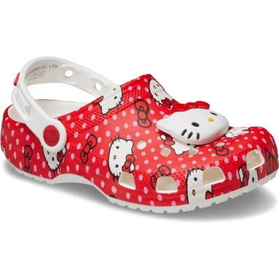 Crocs Zoccoli Hello Kitty Red Classic Multi EU 19-20 Crocs Zoccoli Hello Kitty Red Classic Multi EU 19-20