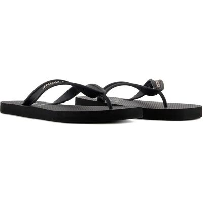 Armani Exchange Infradito Xuq002_xv676 Black EU 39 Armani Exchange Infradito Xuq002_xv676 Black EU 39