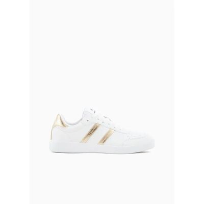 Armani Exchange Sneaker Xdx18_xv797 Optical White / Pale Gold EU 38 Armani Exchange Sneaker Xdx18_xv797 Optical White / Pale Gold EU 38